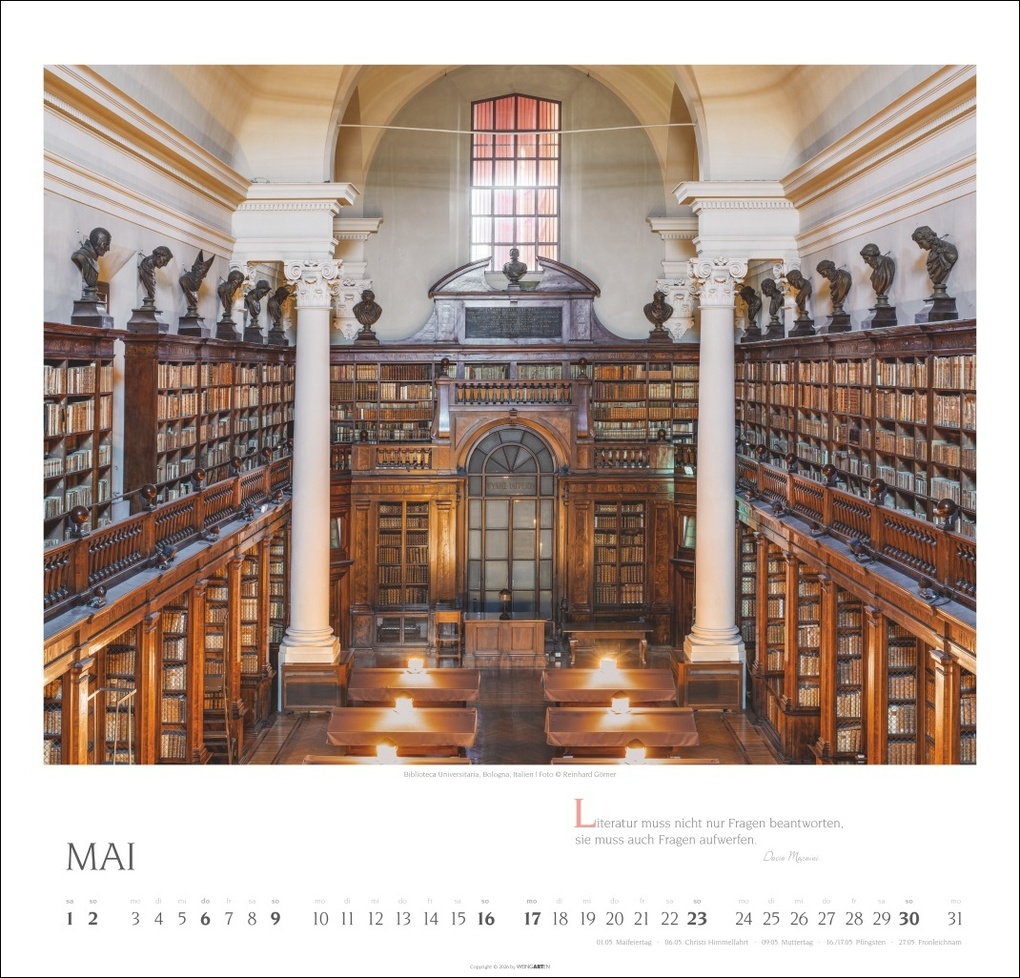 Weitere Ansicht: Welt der Bibliotheken Kalender 2027