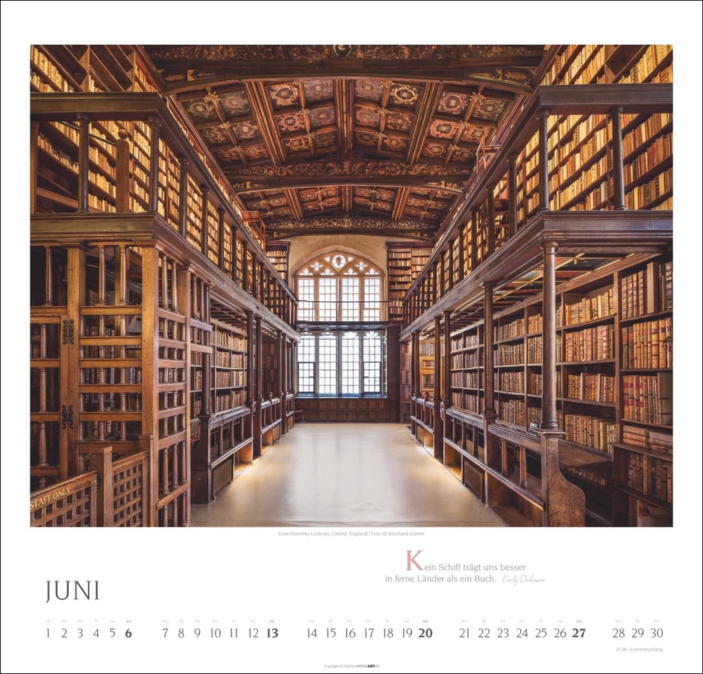 Weitere Ansicht: Welt der Bibliotheken Kalender 2027