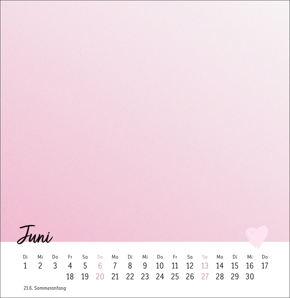 Weitere Ansicht: Kreativkalender zum Aufstellen Mit Liebe gemacht 2027