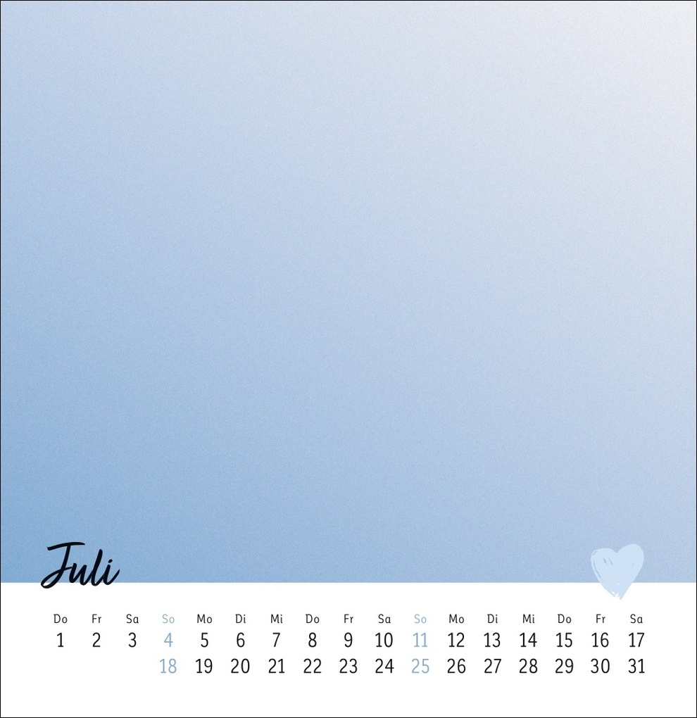 Weitere Ansicht: Kreativkalender zum Aufstellen Mit Liebe gemacht 2027