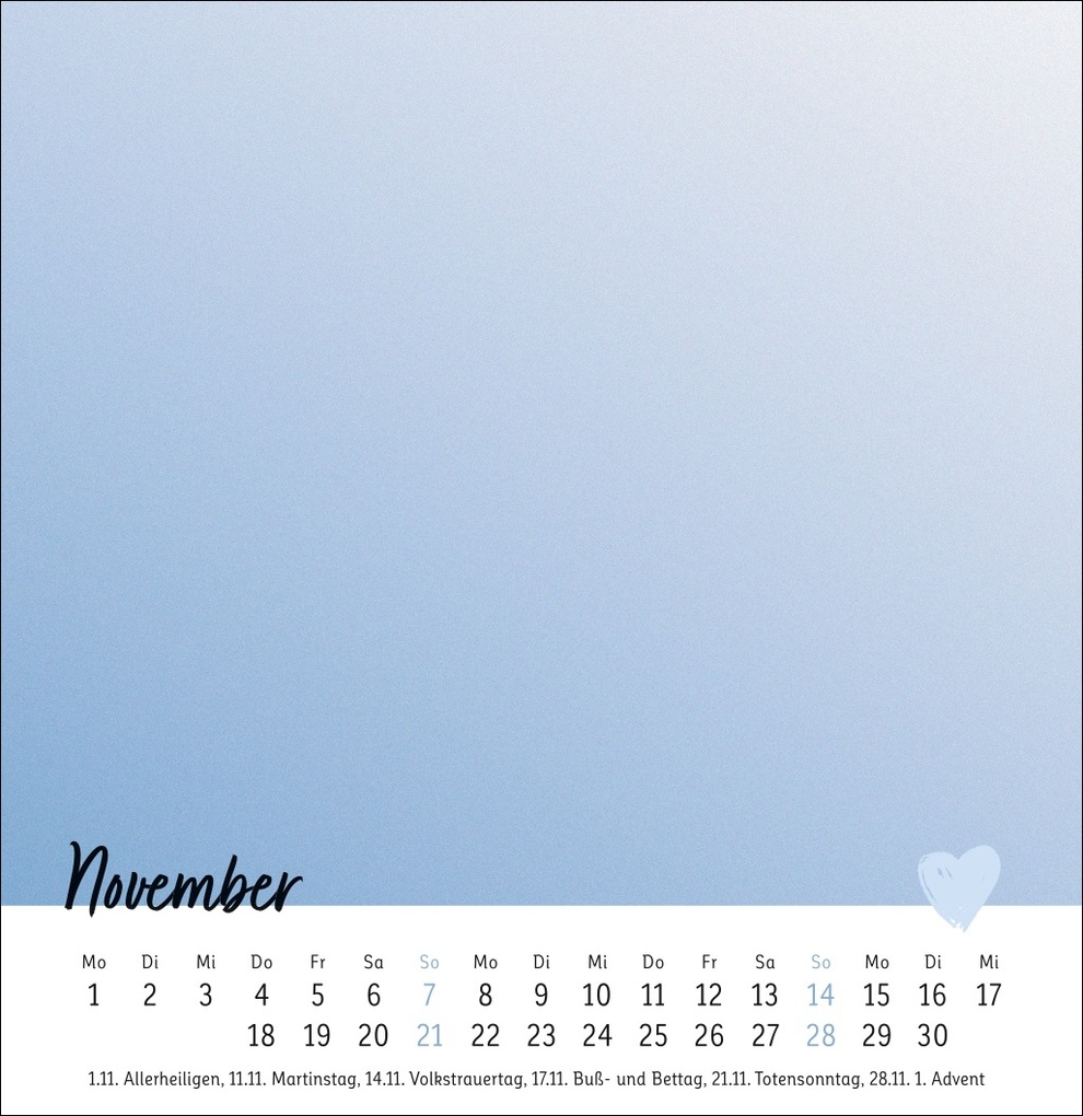 Weitere Ansicht: Kreativkalender zum Aufstellen Mit Liebe gemacht 2027