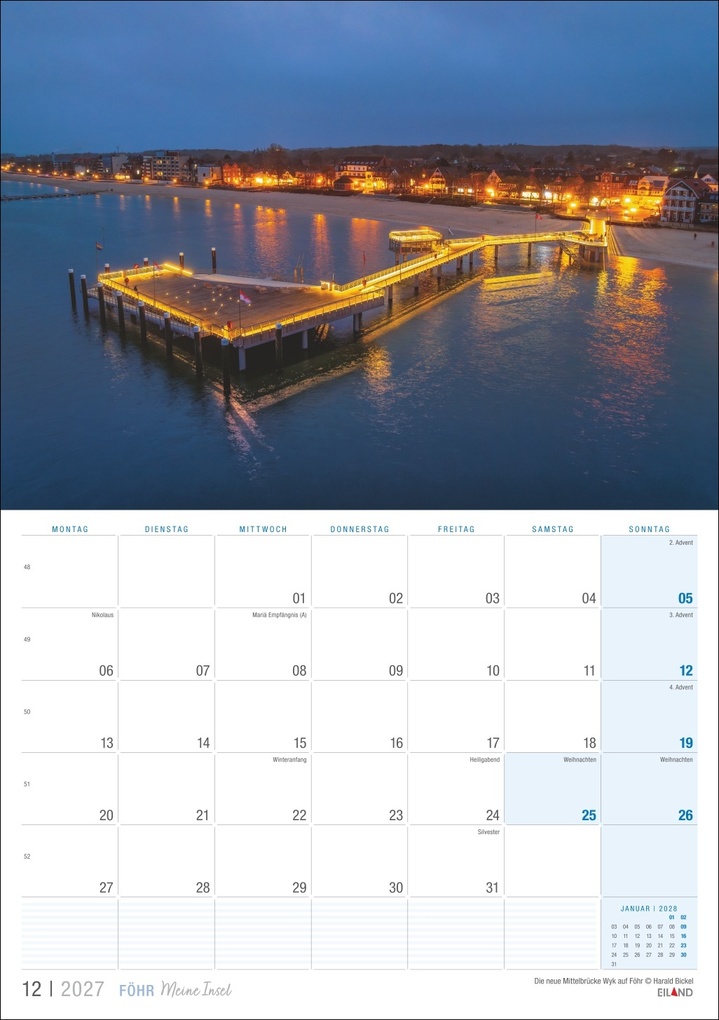 Weitere Ansicht: Föhr ...meine Insel Kalender 2027