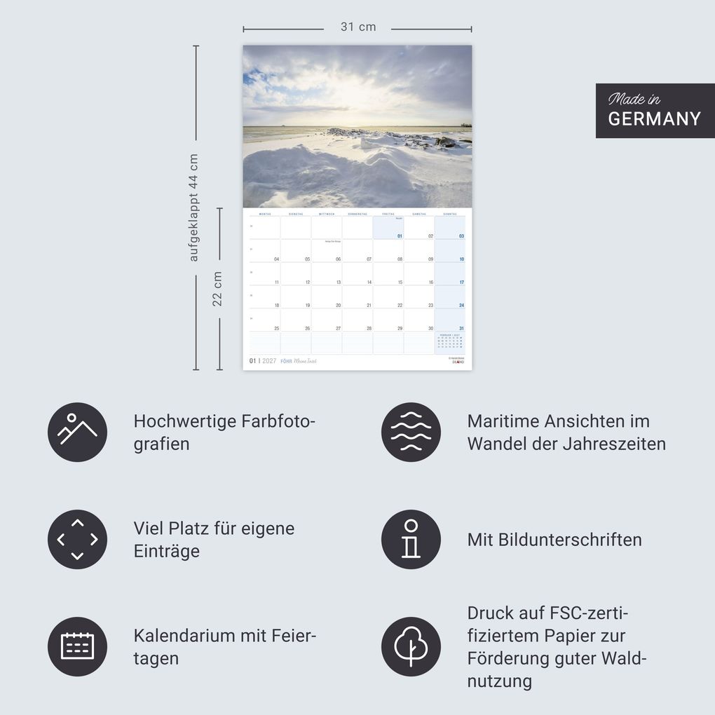 Weitere Ansicht: Föhr ...meine Insel Kalender 2027