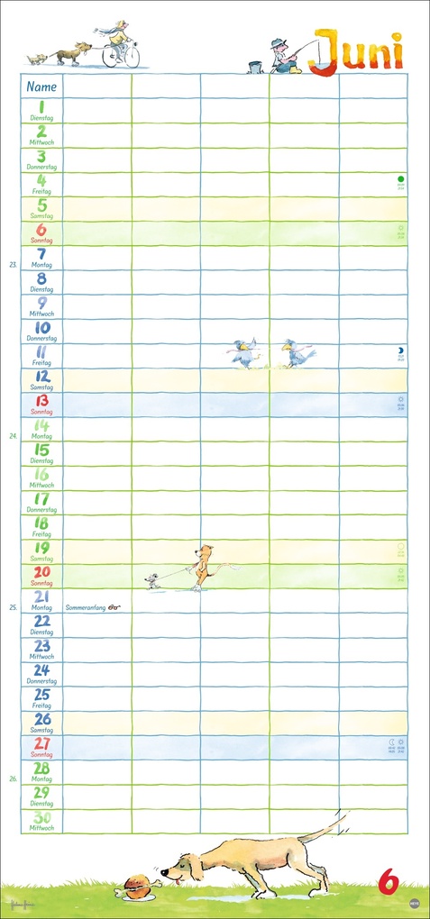Weitere Ansicht: Helme Heine: Familienplaner 2027 | Helme Heine