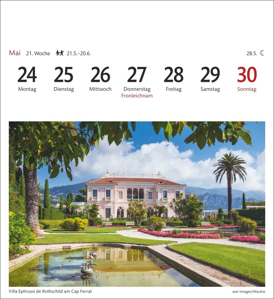 Weitere Ansicht: Provence Sehnsuchtskalender 2027 - Wochenkalender mit 53 Postkarten