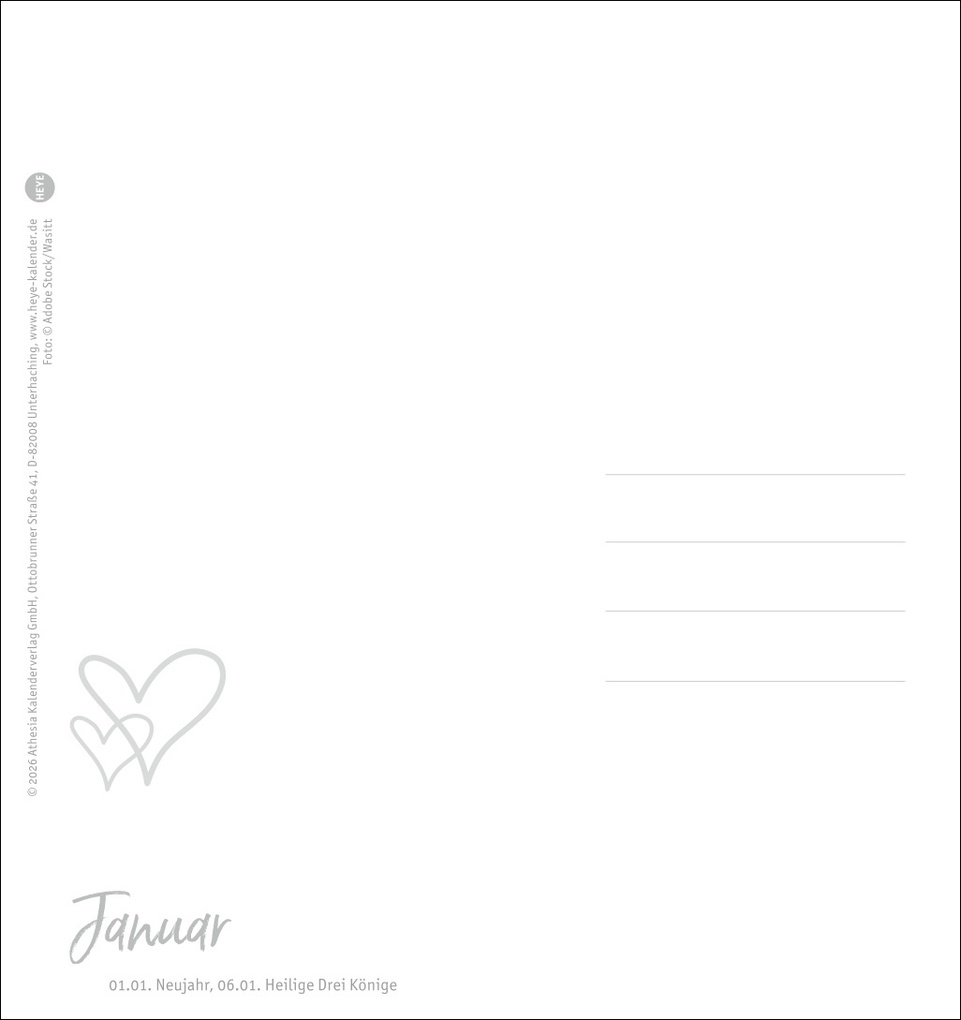 Weitere Ansicht: Ziemlich beste Freunde Postkartenkalender 2027 - Für immer dein