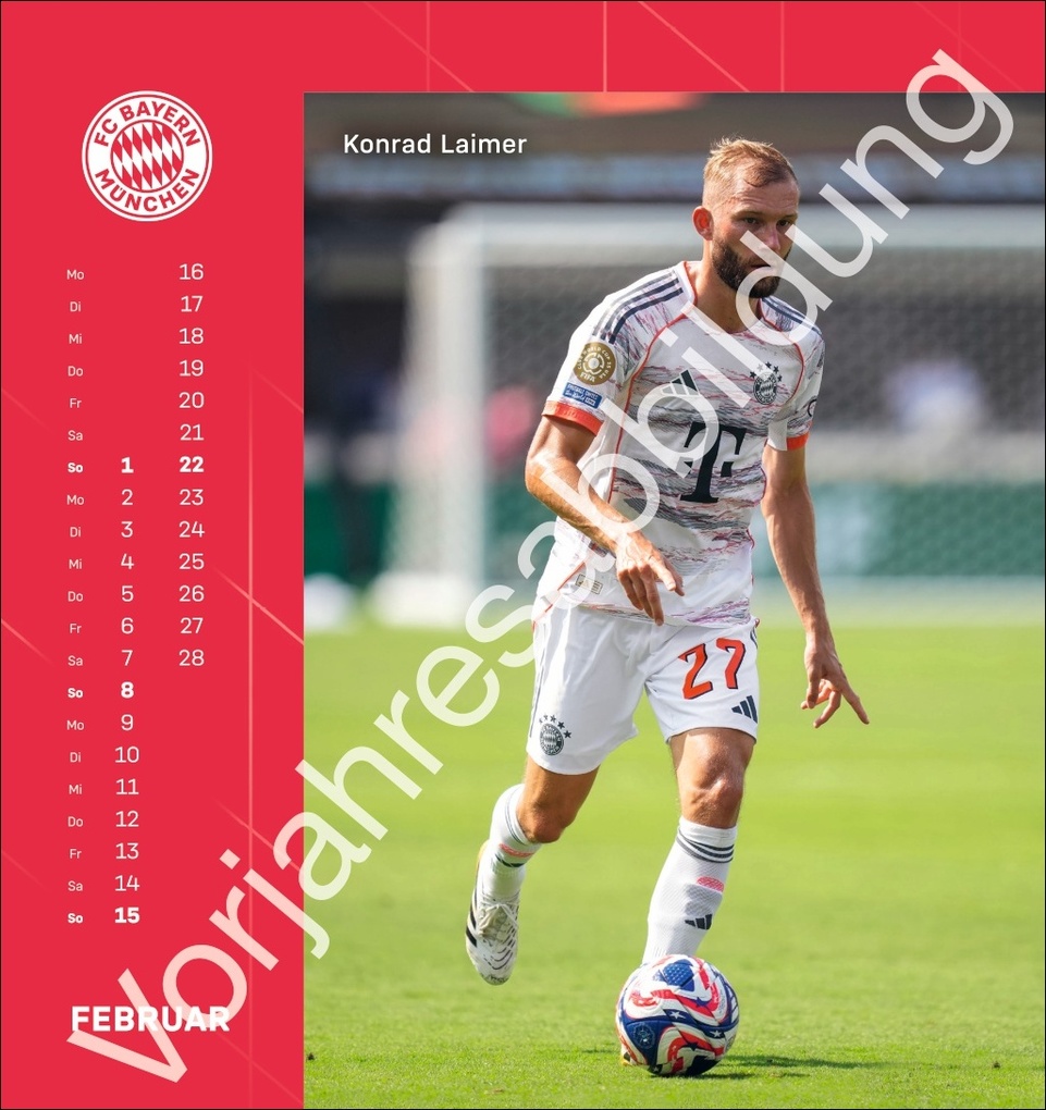 Weitere Ansicht: FC Bayern München Postkartenkalender 2027