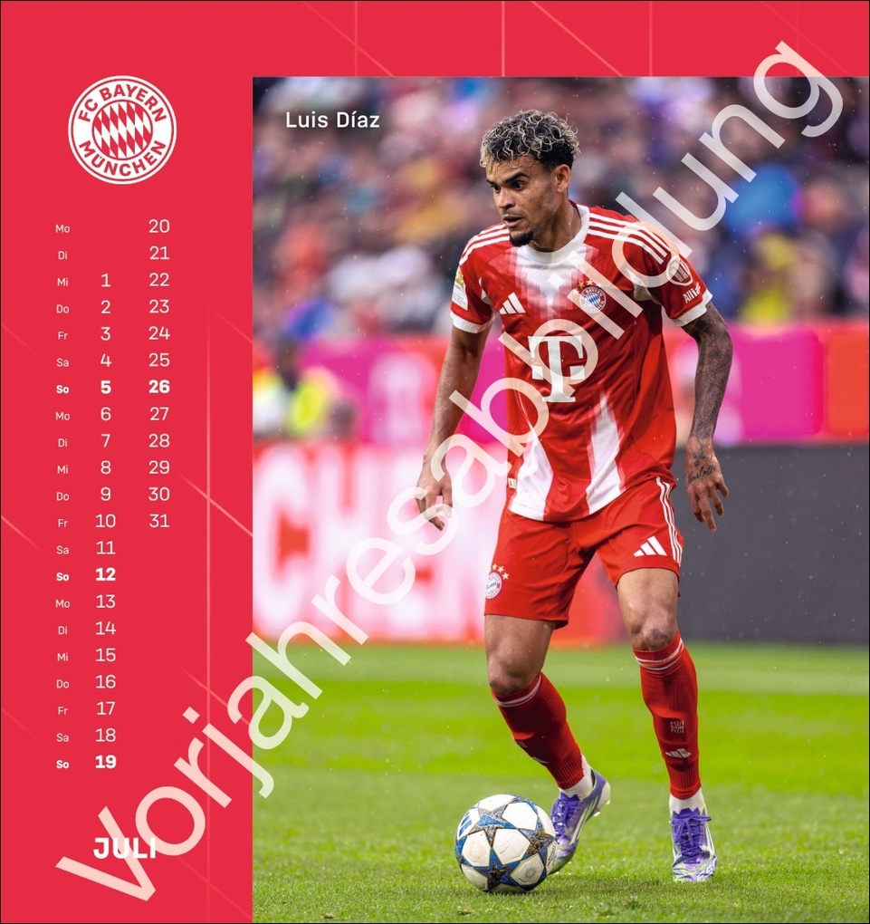 Weitere Ansicht: FC Bayern München Postkartenkalender 2027