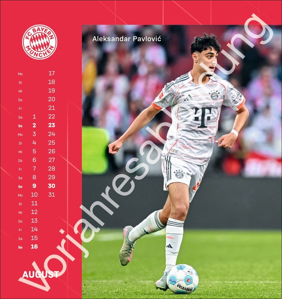 Weitere Ansicht: FC Bayern München Postkartenkalender 2027