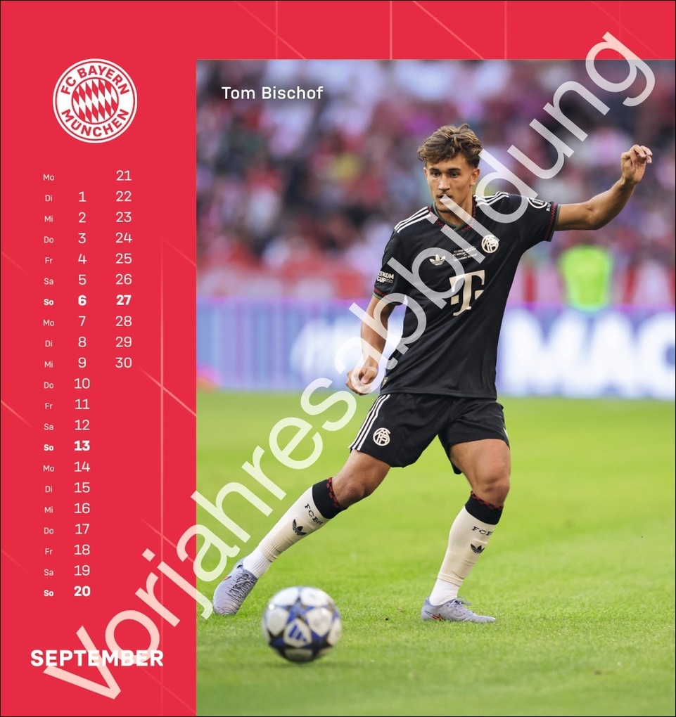 Weitere Ansicht: FC Bayern München Postkartenkalender 2027