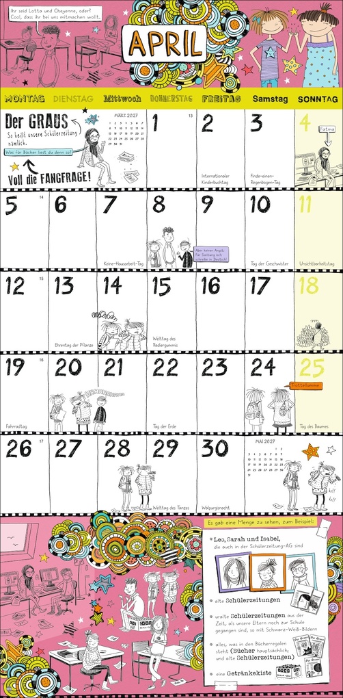 Weitere Ansicht: Lotta-Leben Broschurkalender 2027 | Alice Pantermüller