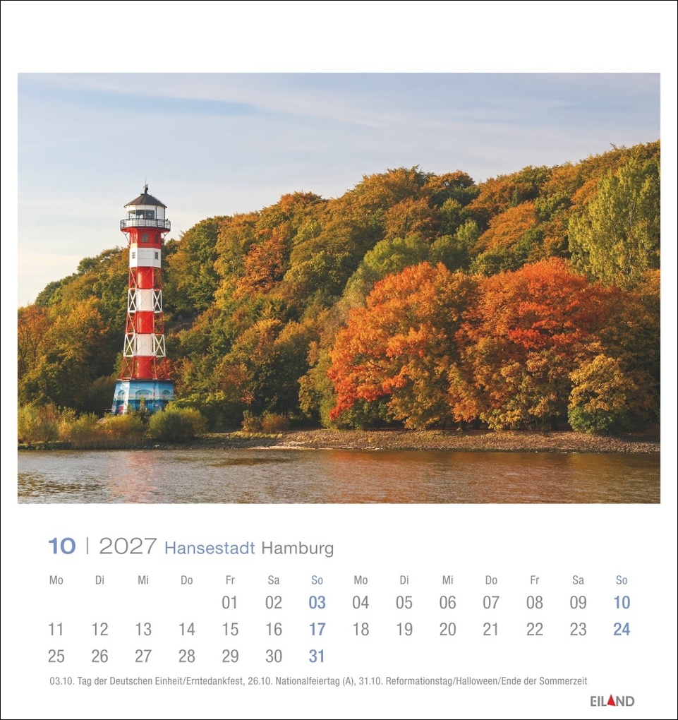 Weitere Ansicht: Hansestadt Hamburg Postkartenkalender 2027