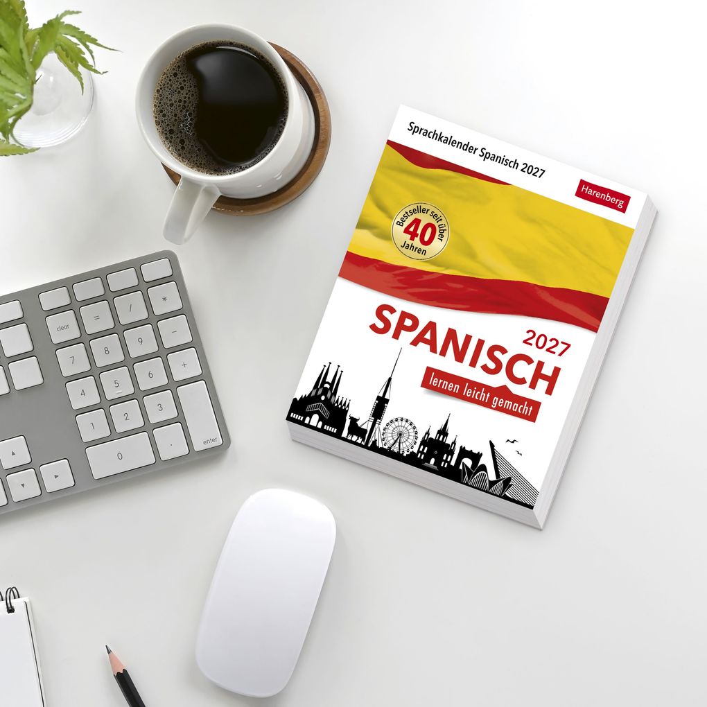 Weitere Ansicht: Spanisch Sprachkalender 2027 - Spanisch lernen leicht gemacht - Tagesabreißkalender | Sylvia Rivero Crespo