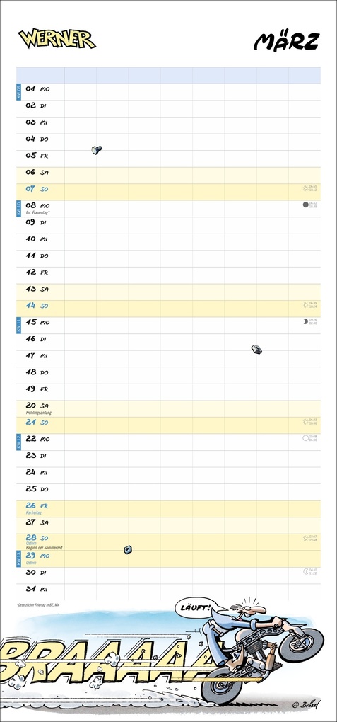Weitere Ansicht: Werner Werkstattplaner 2027 | Rötger Feldmann