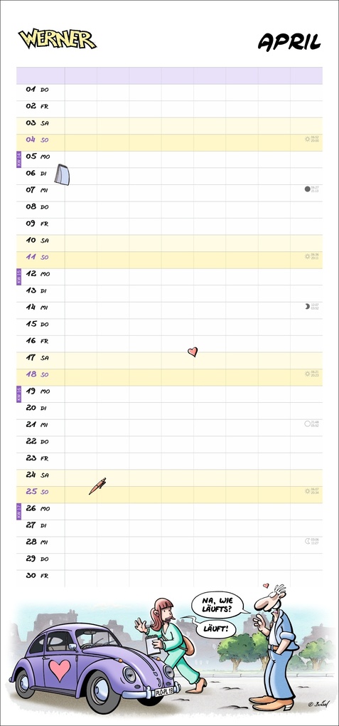 Weitere Ansicht: Werner Werkstattplaner 2027 | Rötger Feldmann