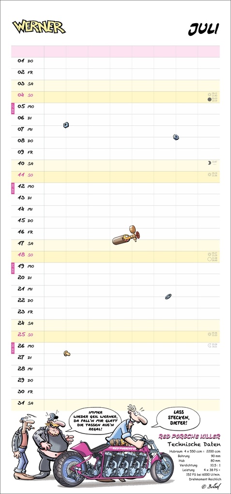 Weitere Ansicht: Werner Werkstattplaner 2027 | Rötger Feldmann