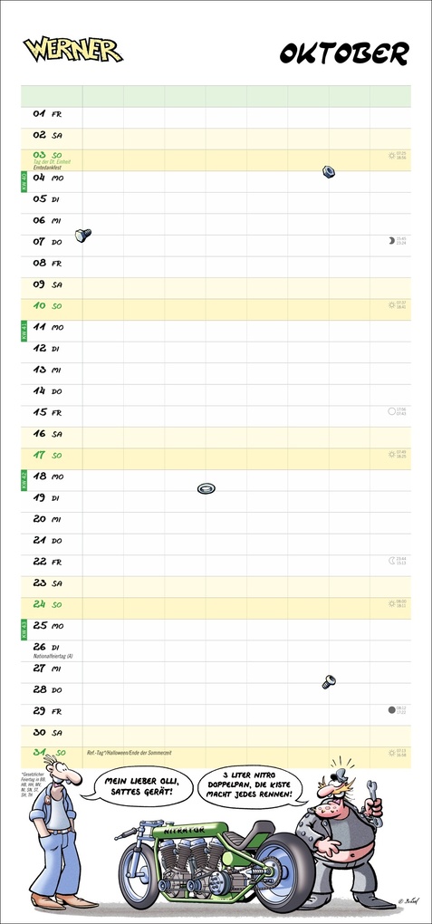 Weitere Ansicht: Werner Werkstattplaner 2027 | Rötger Feldmann