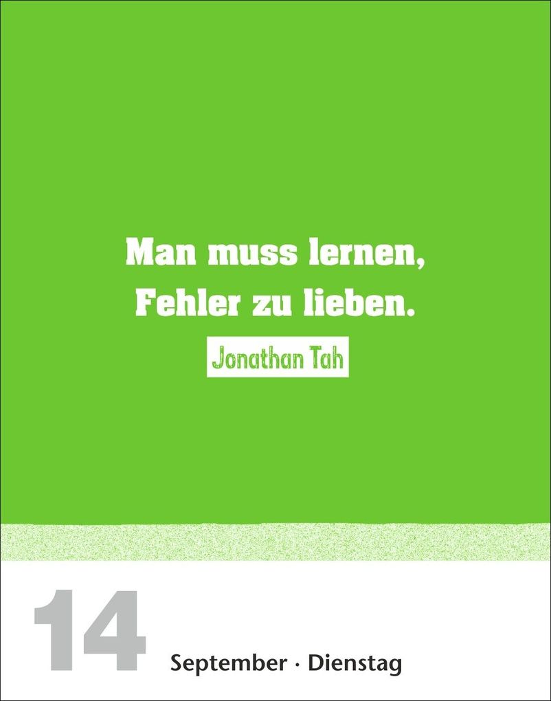 Weitere Ansicht: Lattenknaller Tagesabreißkalender 2027 - Die witzigsten Fußballersprüche | Marco Heibel, Anders Ulrike