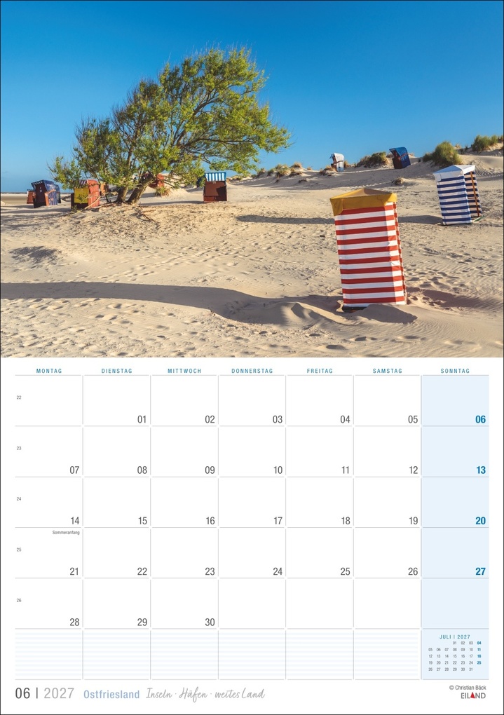 Weitere Ansicht: Ostfriesland Kalender 2027 - Inseln · Häfen · weites Land