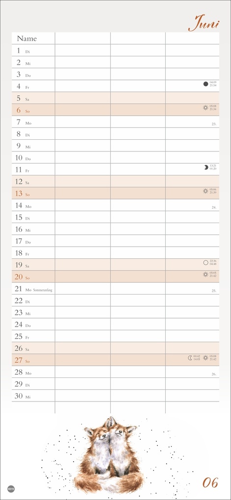Weitere Ansicht: Hannah Dale: Planer für zwei 2027 | Hannah Dale