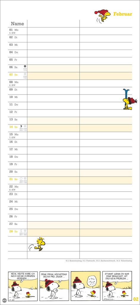 Weitere Ansicht: Peanuts Planer Wir zwei 2027