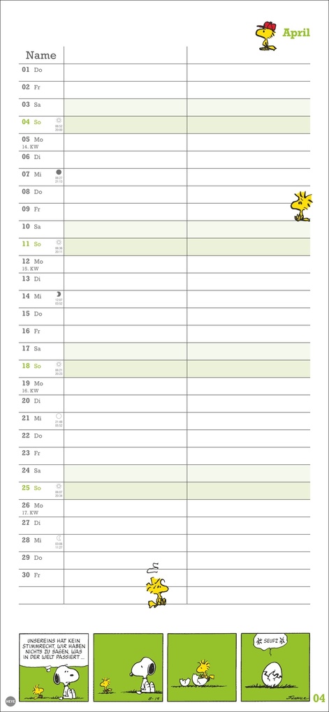 Weitere Ansicht: Peanuts Planer Wir zwei 2027