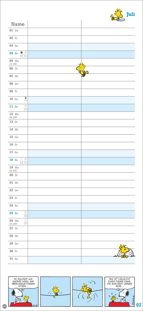Weitere Ansicht: Peanuts Planer Wir zwei 2027