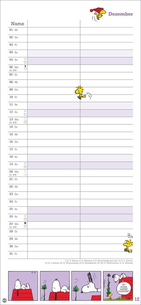 Weitere Ansicht: Peanuts Planer Wir zwei 2027