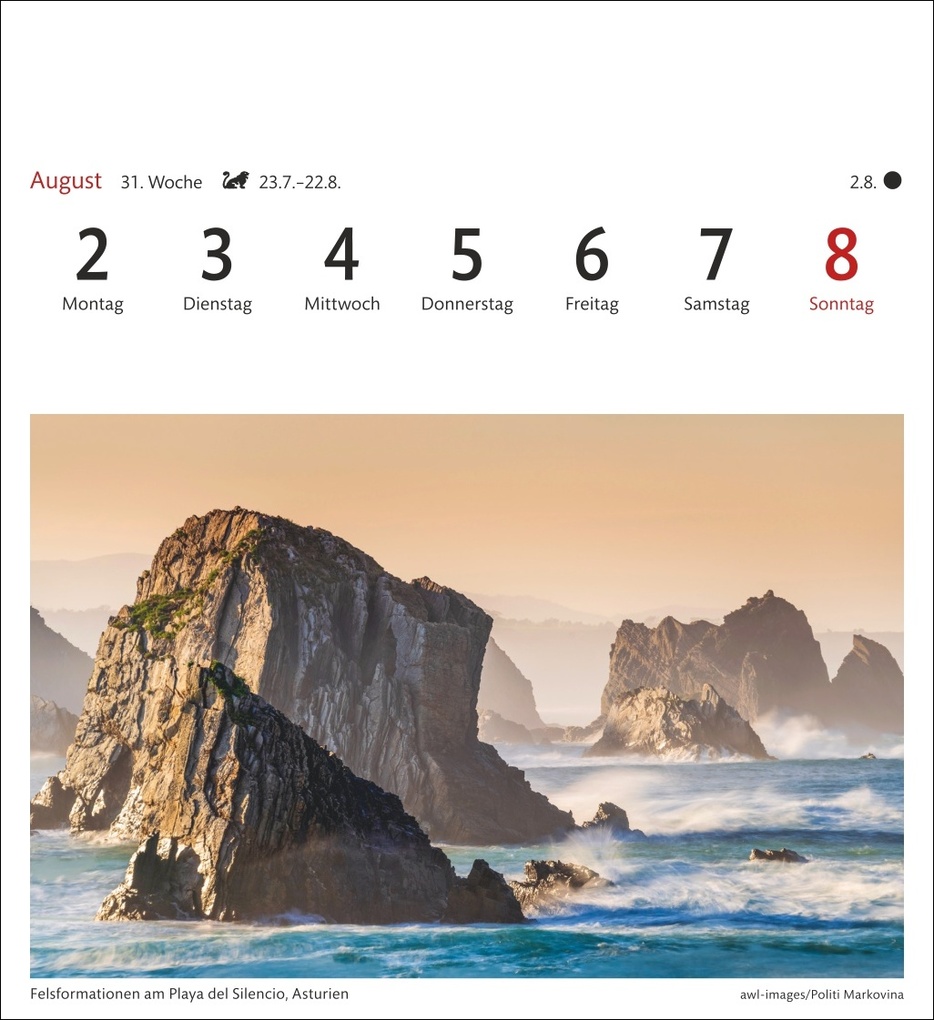 Weitere Ansicht: Spanien Sehnsuchtskalender 2027 - Wochenkalender mit 53 Postkarten