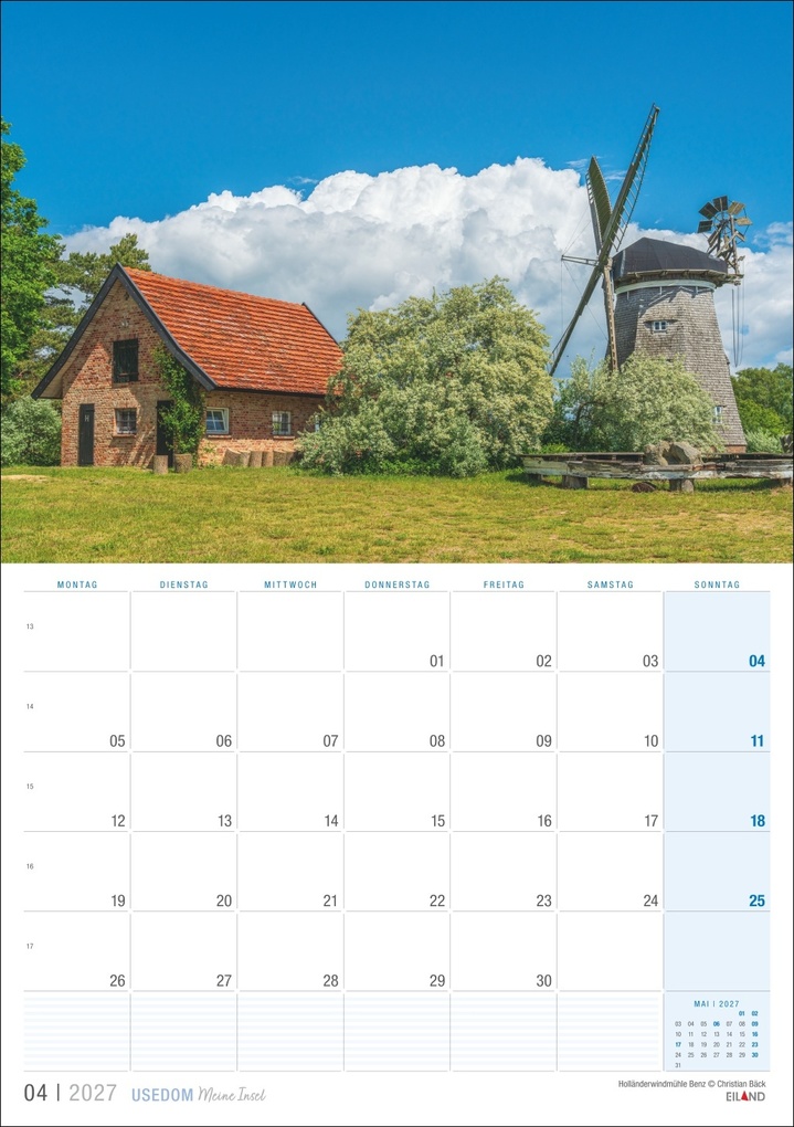 Weitere Ansicht: Usedom ...meine Insel Kalender 2027