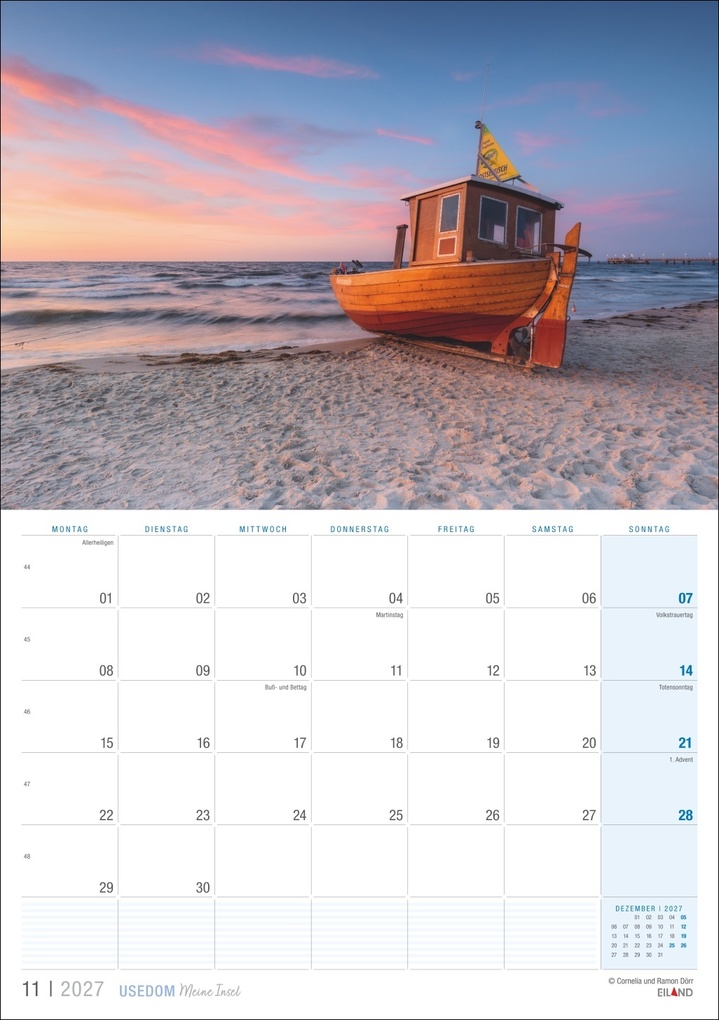 Weitere Ansicht: Usedom ...meine Insel Kalender 2027