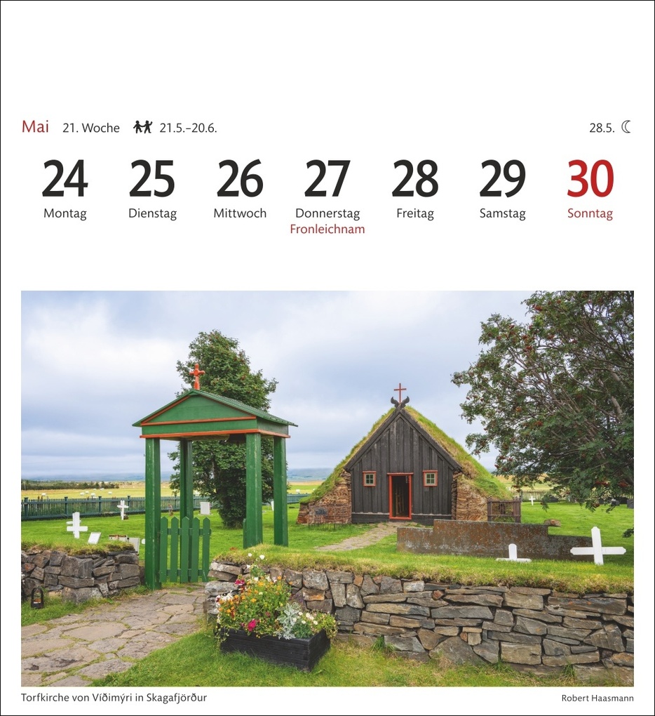 Weitere Ansicht: Island Sehnsuchtskalender 2027 - Wochenkalender mit 53 Postkarten