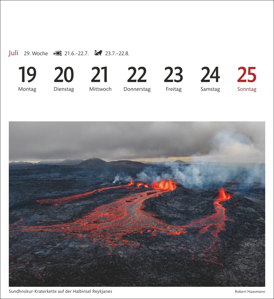 Weitere Ansicht: Island Sehnsuchtskalender 2027 - Wochenkalender mit 53 Postkarten