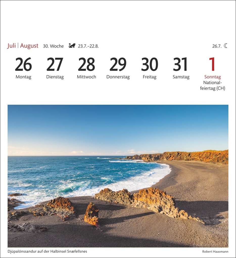 Weitere Ansicht: Island Sehnsuchtskalender 2027 - Wochenkalender mit 53 Postkarten