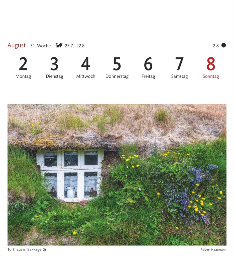 Weitere Ansicht: Island Sehnsuchtskalender 2027 - Wochenkalender mit 53 Postkarten