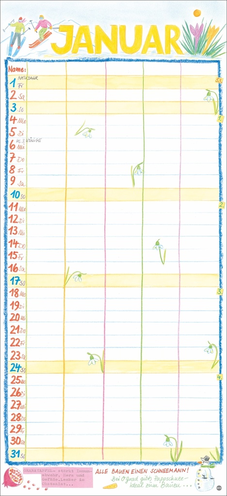 Weitere Ansicht: Gabi Kohwagner Unser Familienkalender 2027 | Gabi Kohwagner