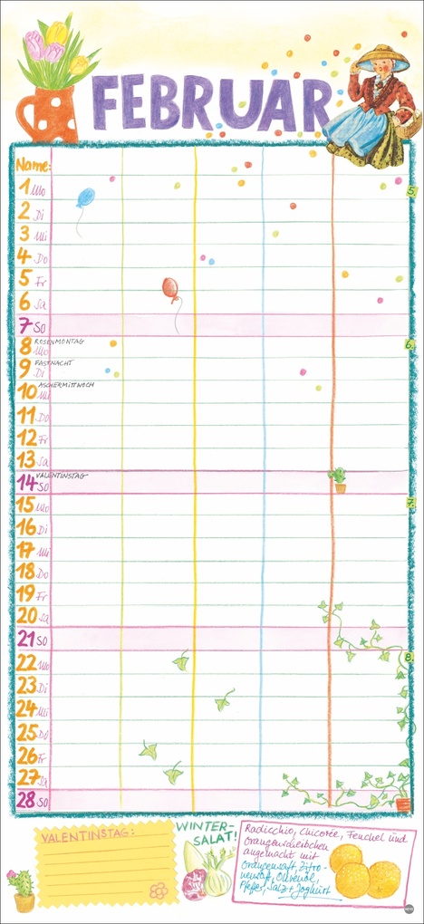 Weitere Ansicht: Gabi Kohwagner Unser Familienkalender 2027 | Gabi Kohwagner