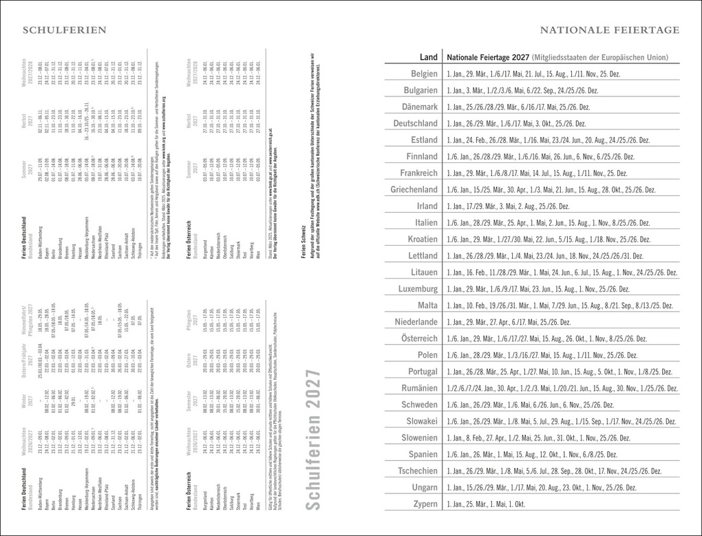Weitere Ansicht: Diario Wochen-Kalenderbuch A6, grün 2027