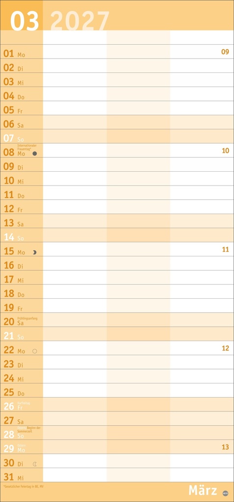 Weitere Ansicht: Basic Planer für zwei 2027