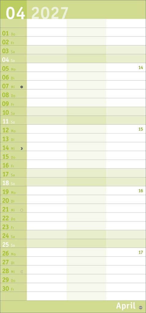 Weitere Ansicht: Basic Planer für zwei 2027