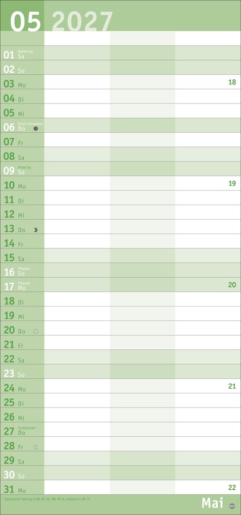 Weitere Ansicht: Basic Planer für zwei 2027