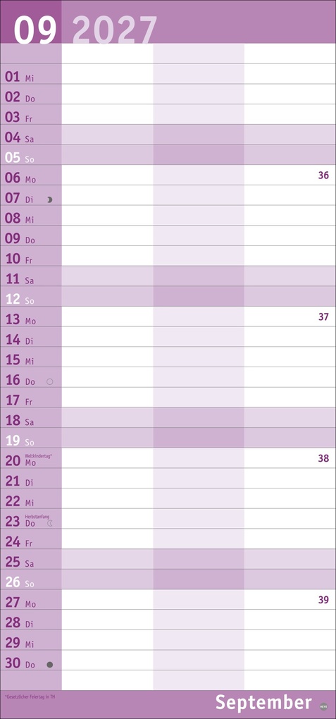 Weitere Ansicht: Basic Planer für zwei 2027