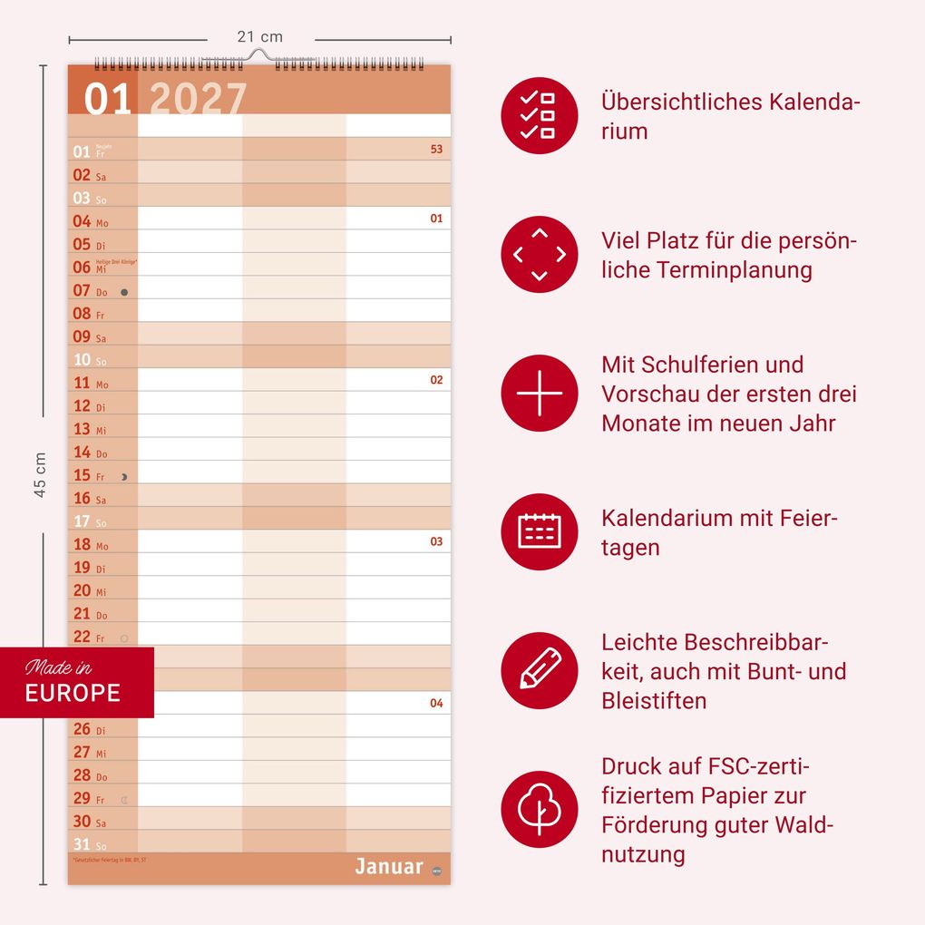 Weitere Ansicht: Basic Planer für zwei 2027