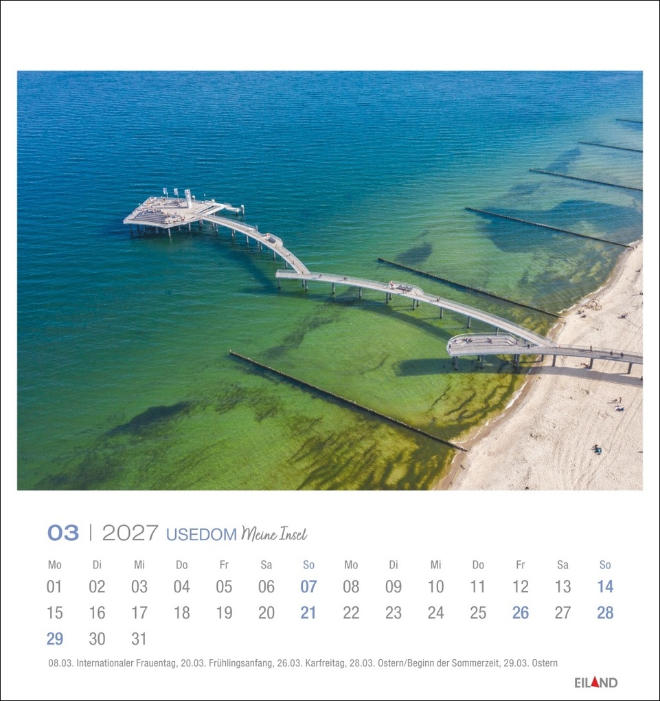 Weitere Ansicht: Usedom Postkartenkalender 2027 - Meine Insel