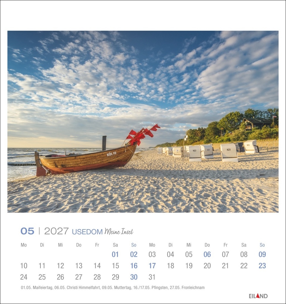Weitere Ansicht: Usedom Postkartenkalender 2027 - Meine Insel