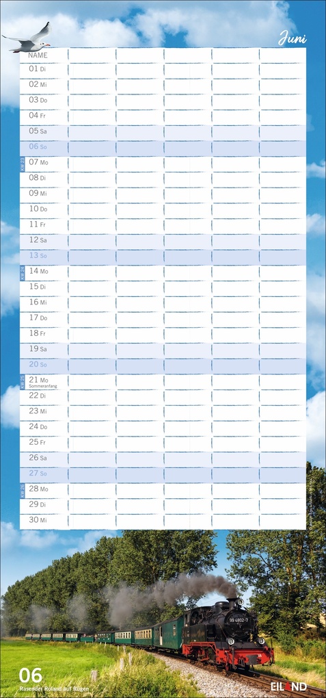 Weitere Ansicht: Meerzeit Familienplaner 2027