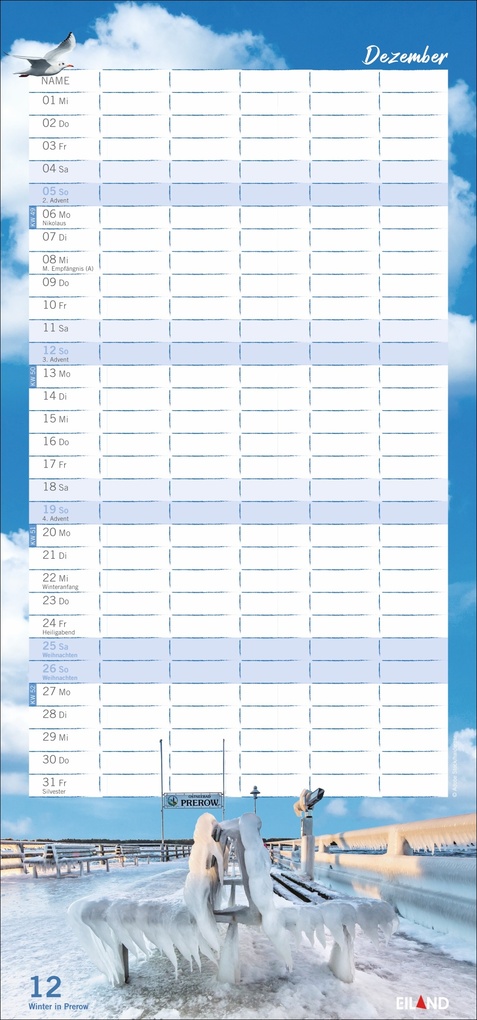 Weitere Ansicht: Meerzeit Familienplaner 2027