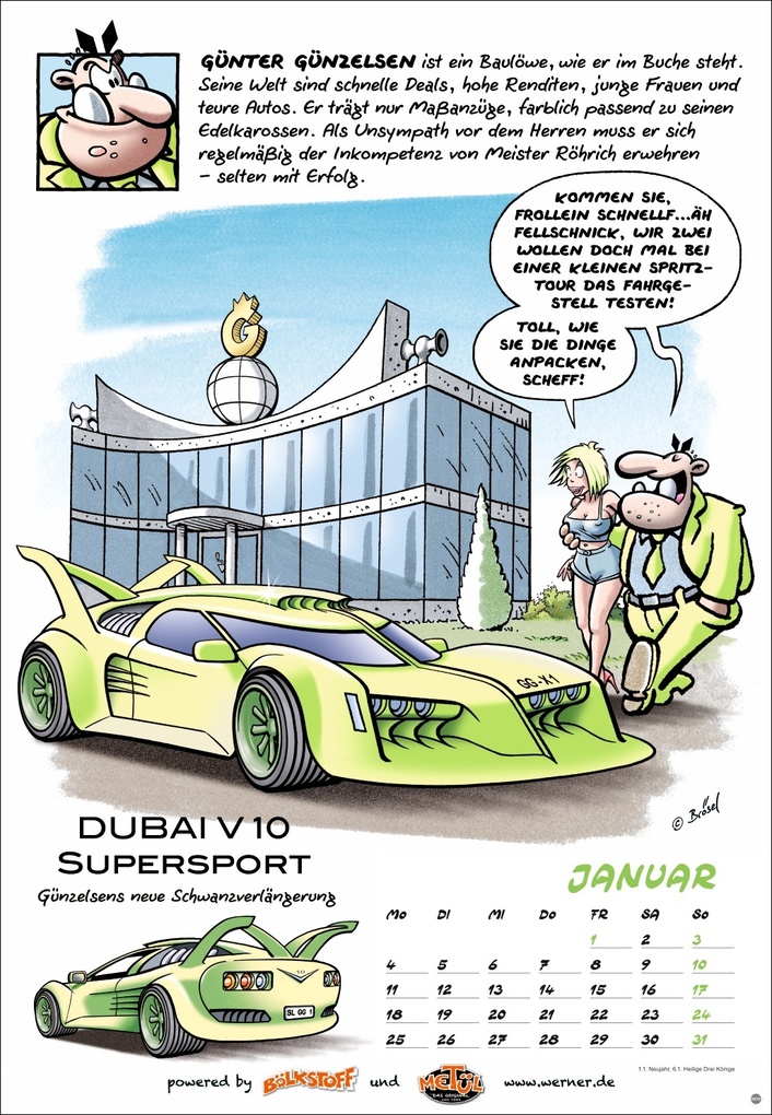 Weitere Ansicht: Werner Kalender 2027 | Rötger Feldmann