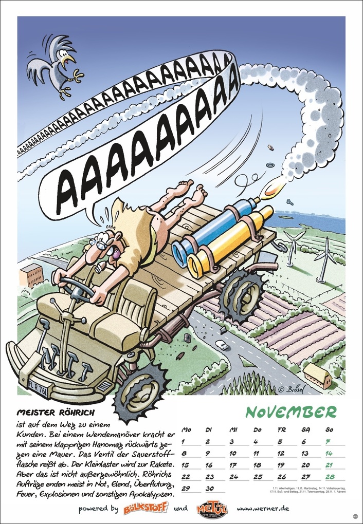 Weitere Ansicht: Werner Kalender 2027 | Rötger Feldmann