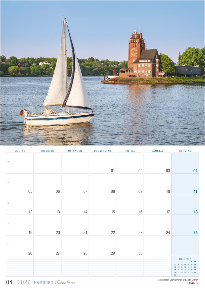 Weitere Ansicht: Hamburg ...meine Perle Kalender 2027